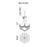 CWI Lighting Amanda 11 Light Down Chandelier, Chrome