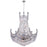 CWI Lighting Amanda 15 Light Down Chandelier, Chrome