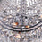 CWI Lighting Amanda 15 Light Down Chandelier, Chrome