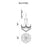 CWI Lighting Amanda 15 Light Down Chandelier, Chrome