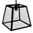CWI Lighting Alyson 1 Light Down Mini Pendant, Black/Clear