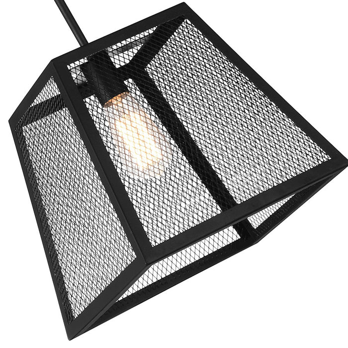 CWI Lighting Macleay 1 Light Down Mini Pendant, Black
