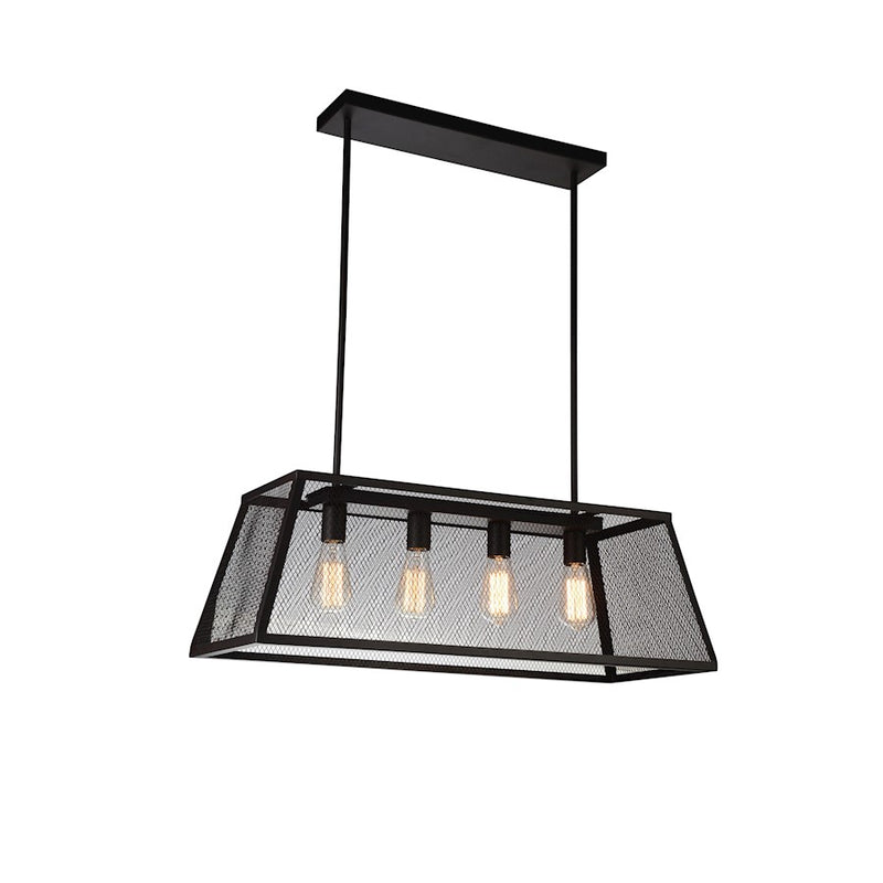 CWI Lighting Macleay 6 Light 31" Down Chandelier, Black