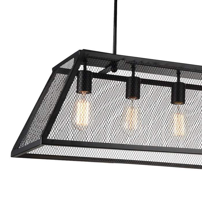 CWI Lighting Macleay 6 Light 42" Down Chandelier, Black