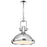 CWI Lighting Show 1 Light Down Pendant, Chrome/Frosted - 9602P16-1-601