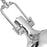 CWI Lighting Show 1 Light Down Pendant, Chrome/Frosted
