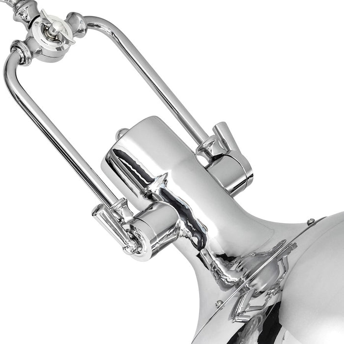 CWI Lighting Show 1 Light Down Pendant, Chrome/Frosted