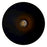 CWI Lighting Brave 1 Light Flush Mount, Black