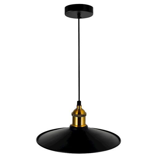 CWI Lighting Brave 1 Light 10" Mini Pendant, Black