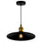 CWI Lighting Brave 1 Light 10" Mini Pendant, Black