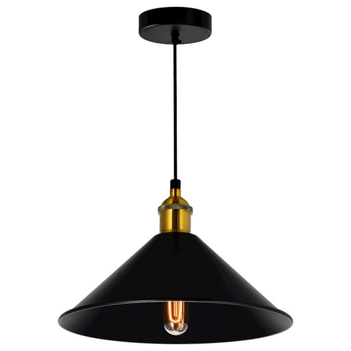 CWI Lighting Brave 1 Light Mini Pendant, Black