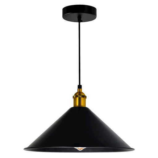 CWI Lighting Brave 1 Light 12" Mini Pendant, Black - 9605P12-1-101-B