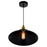 CWI Lighting Brave 1 Light 12" Mini Pendant, Black