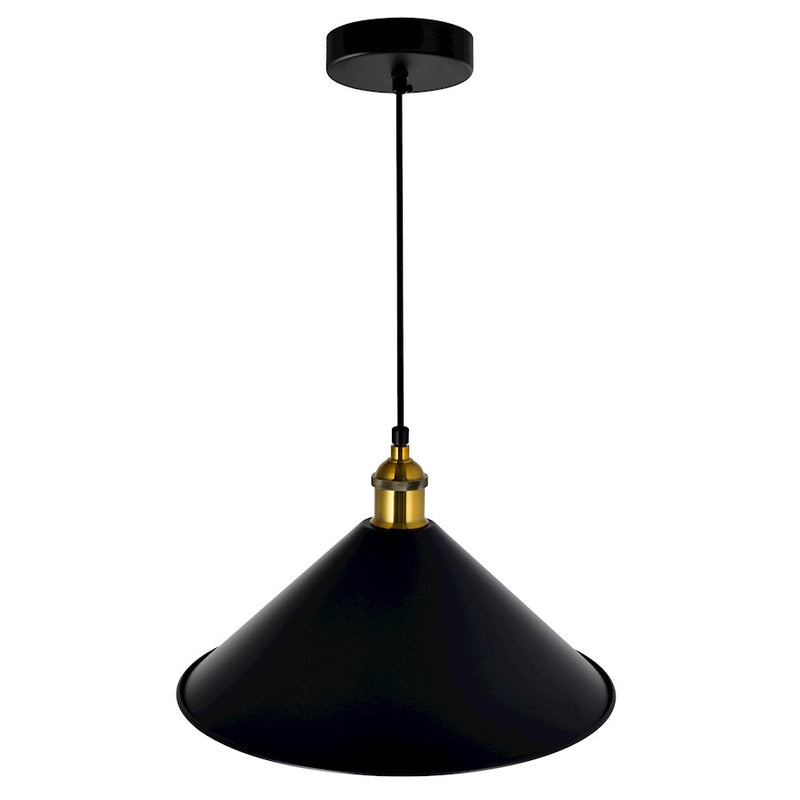 CWI Lighting Brave 1 Light 12" Mini Pendant, Black
