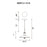 CWI Lighting Brave 1 Light 12" Mini Pendant, Black