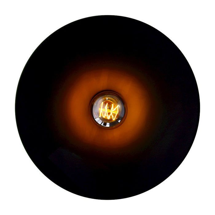 CWI Lighting Brave 1 Light 13" Down Mini Pendant, Black