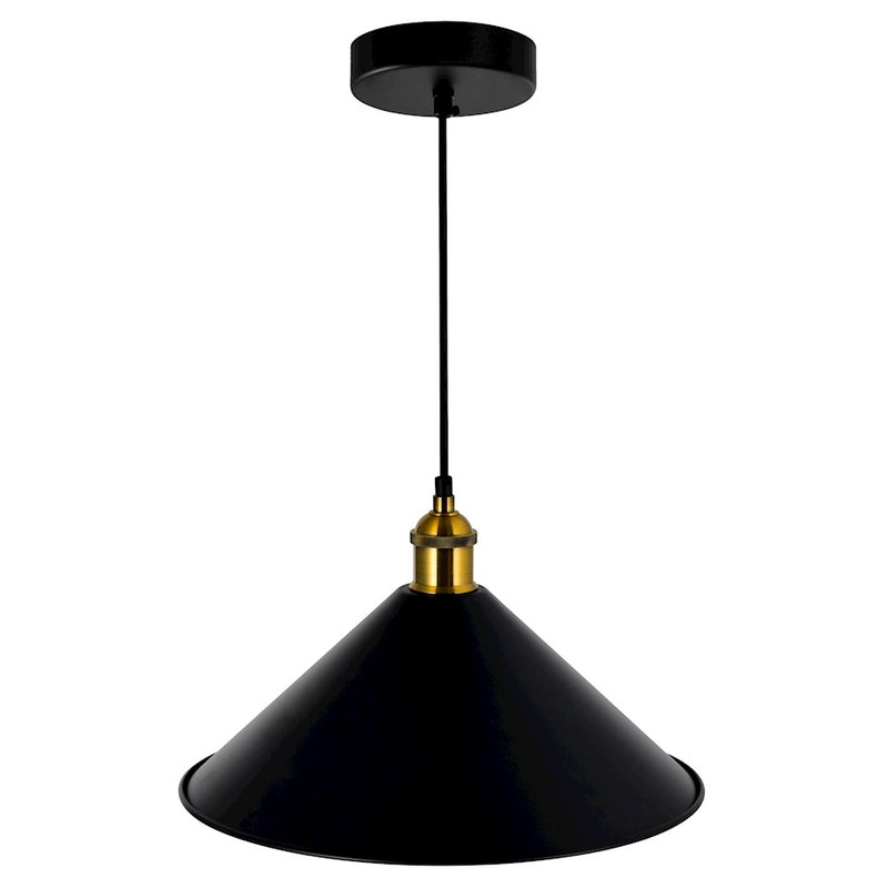CWI Lighting Brave 1 Light 14" Mini Pendant, Black