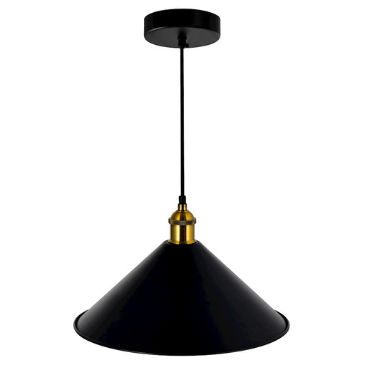 CWI Lighting Brave 1 Light 14" Mini Pendant, Black