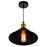 CWI Lighting Brave 1 Light 8" Down Mini Pendant, Black
