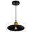 CWI Lighting Brave 1 Light Mini Pendant, BK