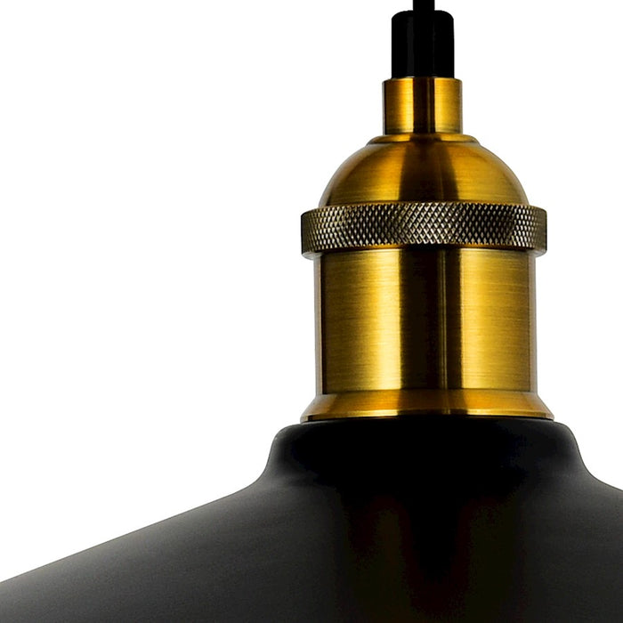 CWI Lighting Brave 1 Light Mini Pendant, BK