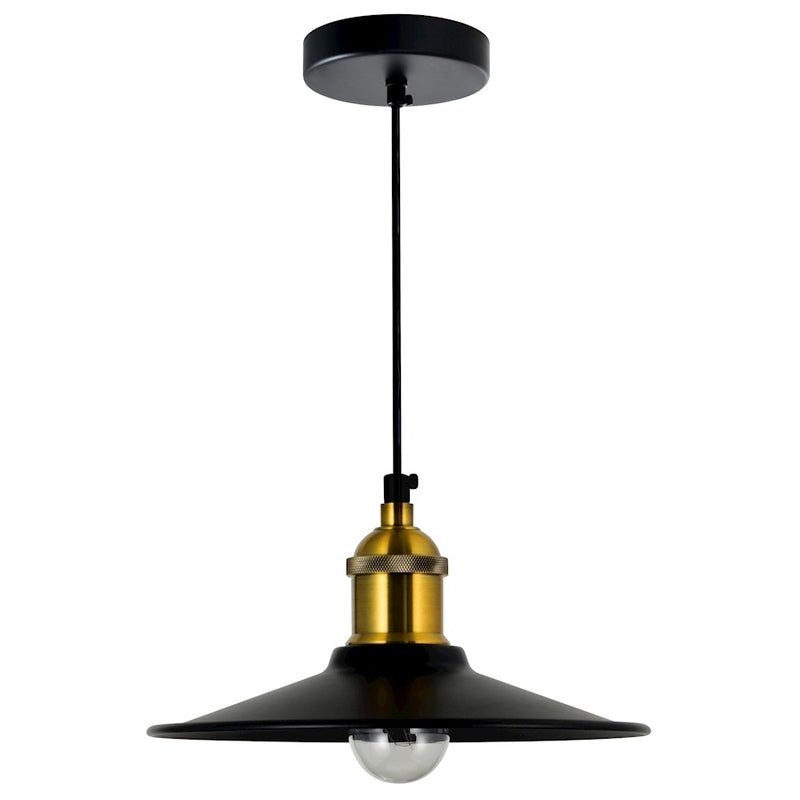 CWI Lighting Brave 1 Light Mini Pendant, BK