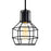 CWI Lighting Secure 1 Light Down Mini Pendant, Black