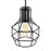 CWI Lighting Secure 1 Light Down Mini Pendant, Black
