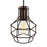 CWI Lighting Secure 1 Light Down Mini Pendant, Chocolate