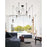CWI Lighting Tomaso 6 Light Multi Light Pendant, Black