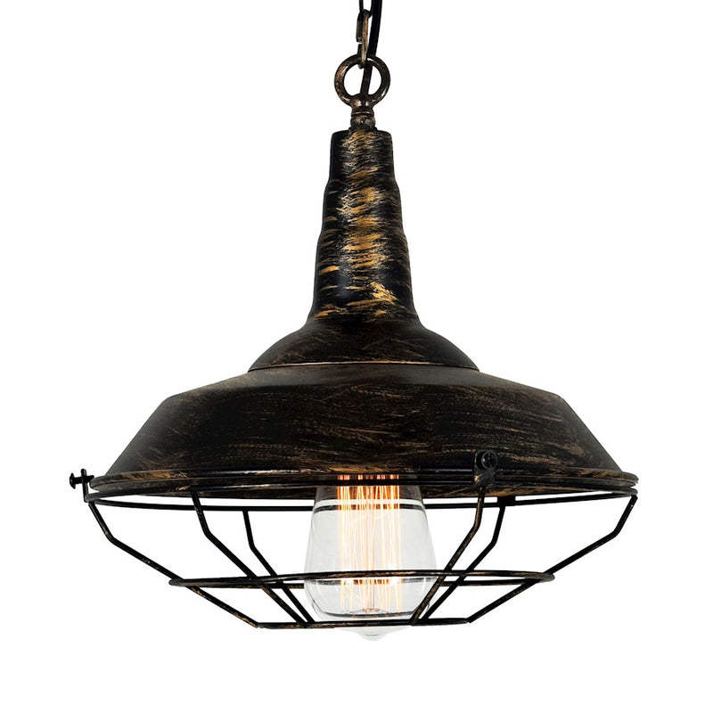 CWI Lighting Morgan 1-Lt 11" Down Mini Pendant, Antique Copper