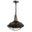 CWI Lighting Morgan 1-Lt 11" Down Mini Pendant, Antique Copper