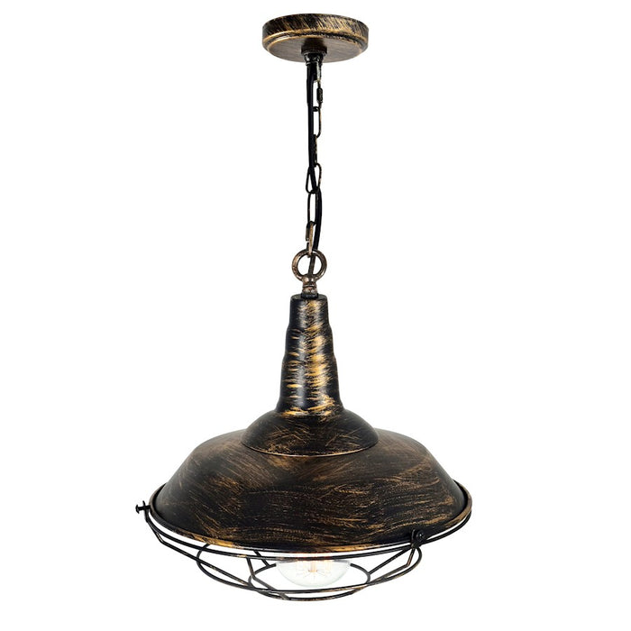 CWI Lighting Morgan 1-Lt 11" Down Mini Pendant, Antique Copper