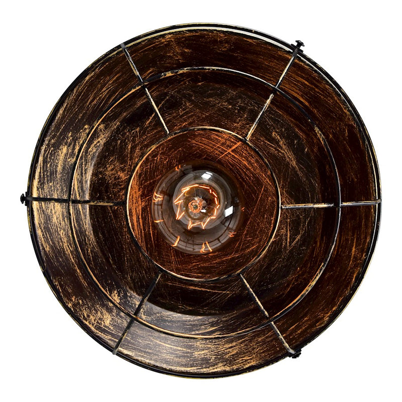 CWI Lighting Morgan 1-Lt 11" Down Mini Pendant, Antique Copper