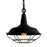 CWI Lighting Morgan 1 Light 14" Down Mini Pendant, Black