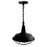 CWI Lighting Morgan 1 Light 14" Down Mini Pendant, Black