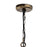 CWI Lighting Morgan 1-Lt 14" Down Mini Pendant, Antique Copper