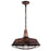 CWI Lighting Morgan 1 Light Down Pendant, Antique Copper