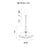 CWI Lighting Morgan 1 Light Down Pendant, Antique Copper