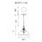 CWI Lighting Vogel 1 Light Down Mini Pendant, Antique Copper
