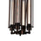 CWI Lighting Kiera 4 Light Down Mini Pendant, Chocolate