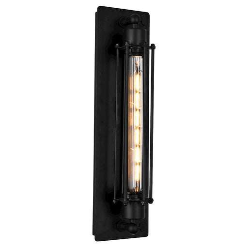 CWI Lighting Kiera 1 Light Wall Light, Black