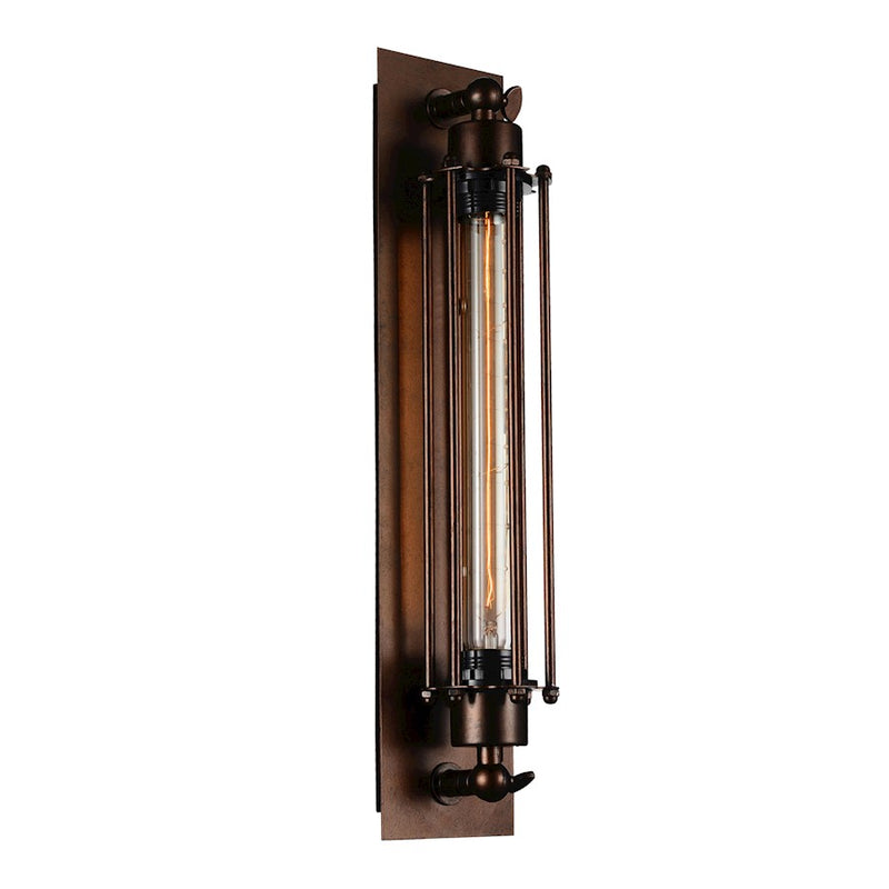 CWI Lighting Kiera 1 Light Wall Light, Chocolate