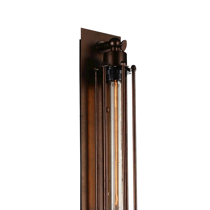 CWI Lighting Kiera 1 Light Wall Light, Chocolate