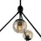CWI Lighting Glow 10 Light Chandelier, Black/Champagne