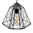 CWI Lighting Bagheera 16" 1 Light Down Pendant, Black