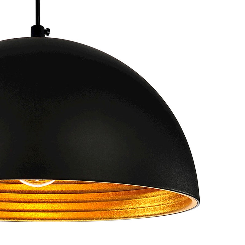 CWI Lighting Modest 1 Light 12" Down Mini Pendant, Black