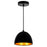 CWI Lighting Modest 1 Light 7" Down Mini Pendant, Black - 9630P7-1-101