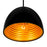 CWI Lighting Modest 1 Light 7" Down Mini Pendant, Black