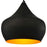 CWI Lighting Dynamic 1 Light 15" Down Pendant, Black